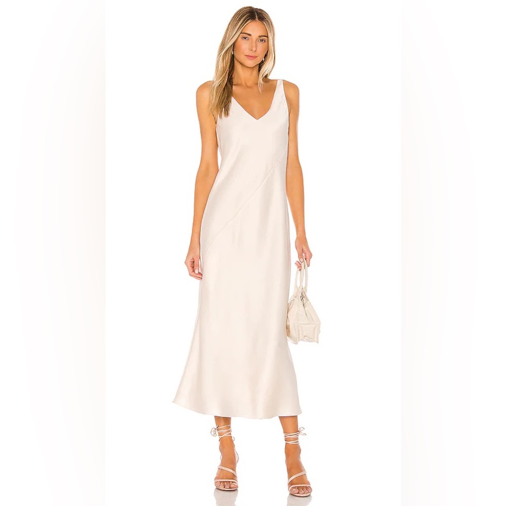 LINE & DOT Cream Maxi Dress